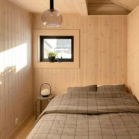 Bright And Modern Cabin, With Great Mountain View 別荘 Vågsli